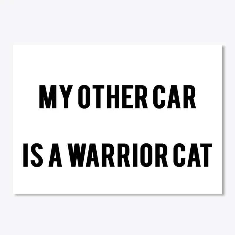 My Other Car Is A Cat